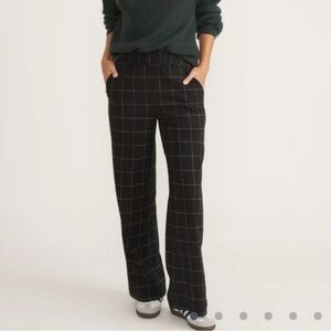 Marine Layer Allison Trouser Comfort Cottage Lounge Boho Black Pants Womens XL